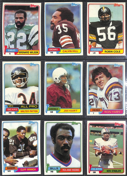 Mostly Pack-Fresh 1981 Topps Complete Football Set w. Joe Montana, Art Monk, Dwight Clark Rookies (All 528 Cards)